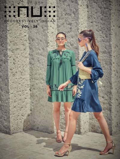 Nu Vol 36 Summer Special Designer Short Kurti Collection